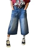 Facili da abbinare: puoi indossare facilmente questi pantaloni corti jeans y2k estivi con t-shirt, top, felpa e altro.