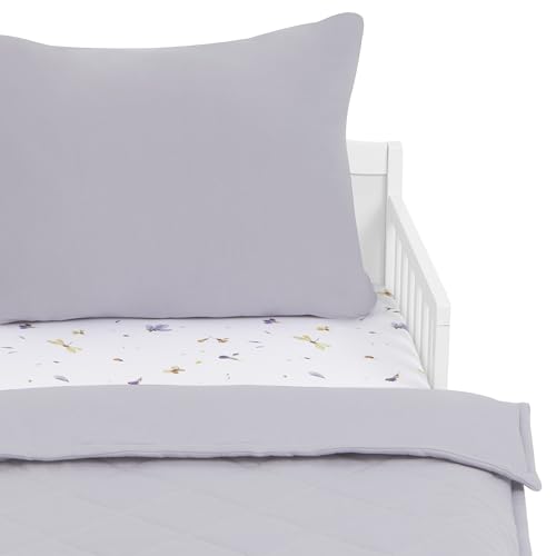 Image of Evolur Be Wild 3 Piece Toddler Bedding Set, Super Soft and Breathable Toddler Bedding, Machine Washable, Includes Fitted Sheet, Comforter and Pillow Case