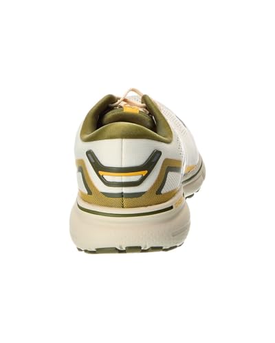 Brooks Brooks Men's Ghost 15 Neutral Running Shoe - Gray/Green/Daylilly - 7 Medium
