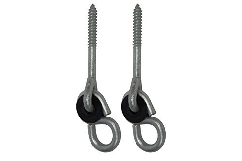 American Swing - Set of 2 Nylon Bushing Wood Beam Hanger 3