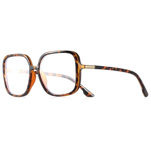 Lunettes anti-lumière bleue protectrices à monture léopard