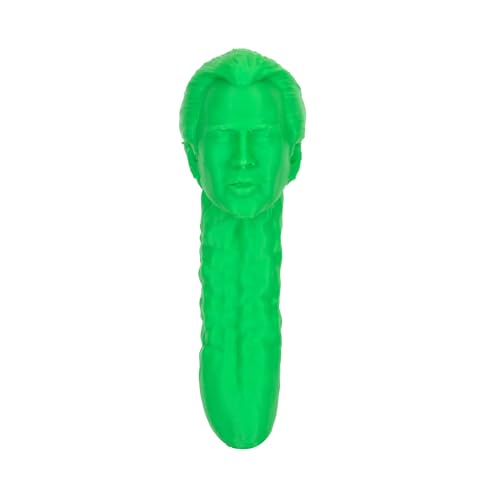 Picolas Cage Pickle Fridge Magnet Funny Nicolas Cage Novelty Refrigerator Magnet 4-Inch Green Pickle Gag Gift for Kitchen Dcor Office Locker White Elephant & Stocking Stuffers