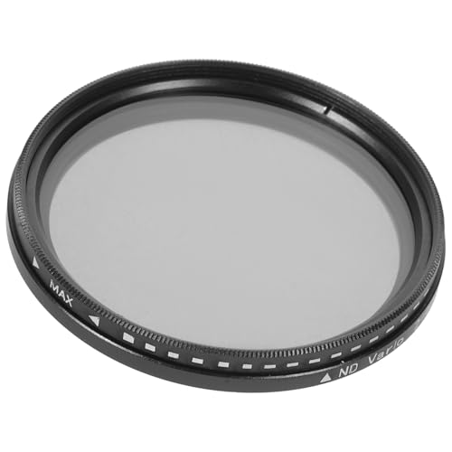 Filtro ND variable de densidad ajustable para lente de camara de 55mm reutilizable