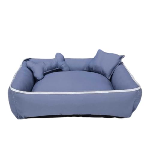 Cama Pet Média Cama para Cachorro Lavável 60x60 Para Animais raças de cães pequenos(Creme Víes Marro