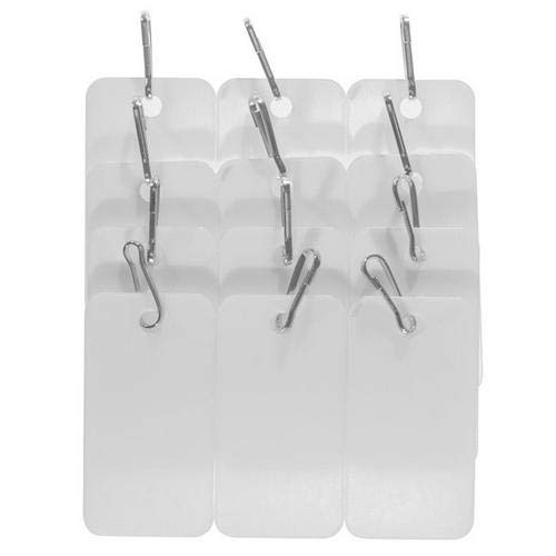 LabTAG CID-02WH, Cryogenic Tag for Metal Rack, 2.13" x 1.18", White (7 Packs of 12 pcs)