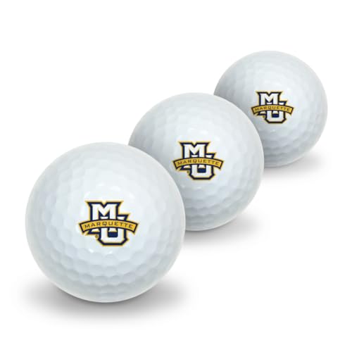 GRAPHICS & MORE Marquette University Novelty Golf Balls 3 Pack