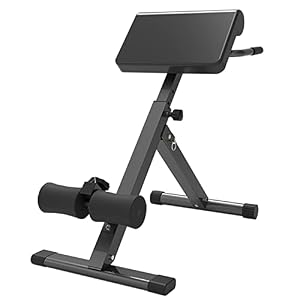 Hyperextension Romeinse stoel voor thuis Gym, Heavy Duty verstelbare opvouwbare Romeinse stoel rugverlenging voor buiktraining oefening, belastingen 300lbs