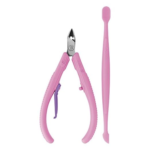 Mundial S/A Alicate Cutícula Flex 02 Peças Rosa