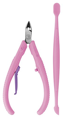 Mundial S/A Alicate Cutícula Flex 02 Peças Rosa