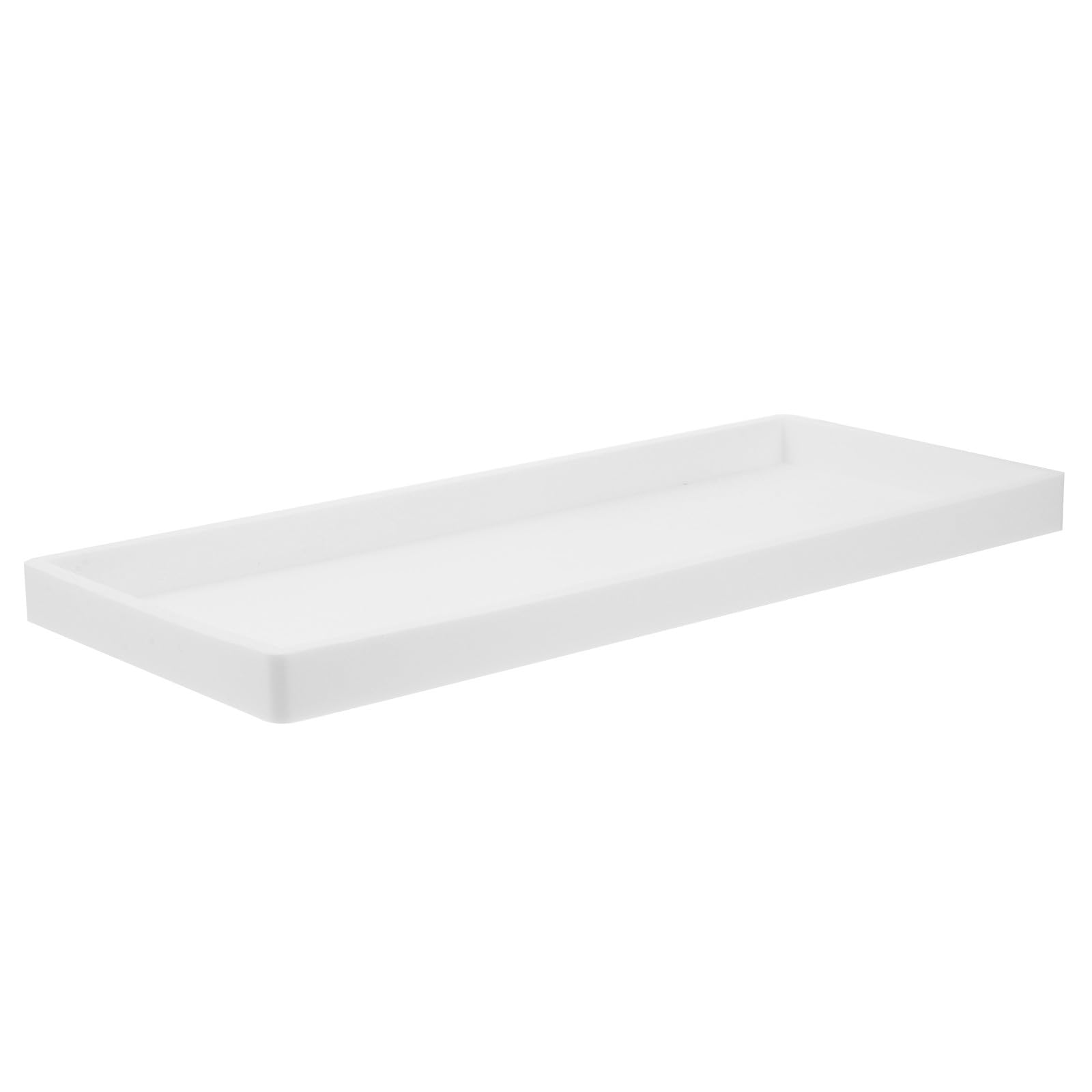 Bandeja de cocina de silicona rectangular para organizar jabón y esponja