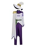 Mayerilby Anime The Owl House Luz Cosplay Costume Suit With Hat Halloween Luz Costume Outfit For Women Adult(L)