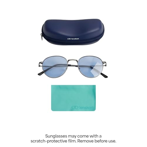 Image of Vincent Chase By Lenskart | Full Rim Round | Polarized Stylish Sunglasses | 100% UV Protected | For Men & Women