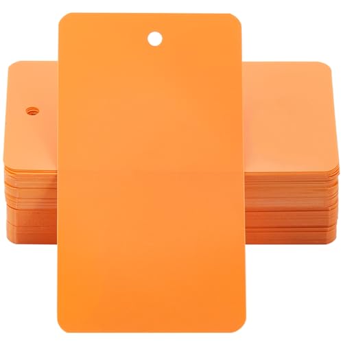 SOFPLATE 100 etiquetas naranjas impermeables etiquetas de