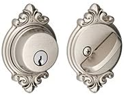 Schlage B60BRK-619 Satin Nickel Single Cylinder Brookshire Deadbolt