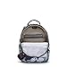 Kipling Women's Seoul Small Backpack, Durable, Padded Shoulder Straps with Tablet Sleeve, Bag, Cool Camo Grey, 10.5''L x 13.75''H x 6.75''D (KI56110HX)
