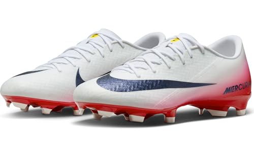 Nike Mercurial Vapor 16 Academy LV8 Multi-Ground Low-Top Soccer Cleats (University Red/Dark Obsidian)2