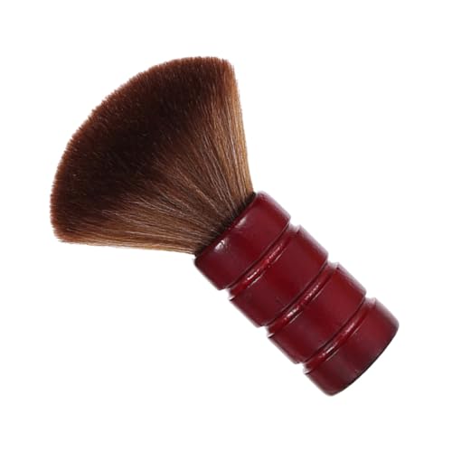 Holibanna 多機能ソフト毛ブラシ 木製ハンドル付き レコードクリーナーブラシ 静電気抑制 ダスト除去用 ポータブルビニールレコード用