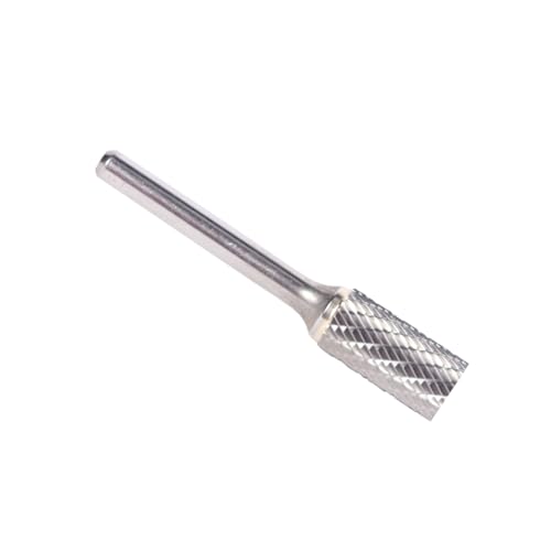 Image of Drill America SA-1 Carbide Burr /Rotary File Cylindrical Double Cut for Die Grinder 1 /4 inch Dia. x 5 /8 inch Cut Length with 1 /4 inch Shank and 2 inch Overall Length, DUL Series