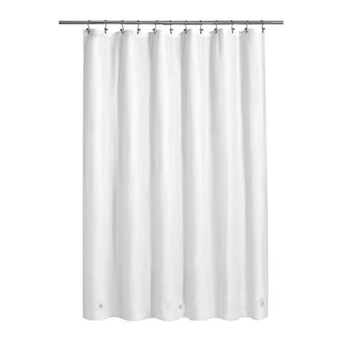 Barossa Design White Shower Curtain Liner Cover