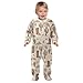 Emelivor Western Cactus Trcuk Boots Baby Newborn One-Piece Pajamas Footie Long Sleeve Romper Pjs for Boy Girls Kids