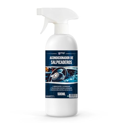 PLANTAWA Acondicionador de Salpicaderos Coche 500ml | Hidratador de Plásticos y Gomas | Recupera Color y Protege del Sol | Abrillantador para Interior y Exterior | Anti Polvo y Sin Manchas
