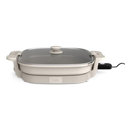 image for bella Make & Take XL Electric Skillet, Fits-anywhere™ kitchenware, E