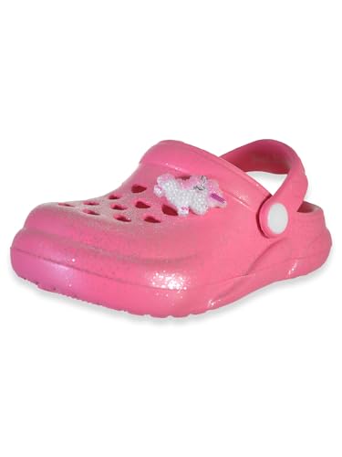 First Steps Baby Girls' Unicorn Clogs - hot pink, 18-24 months