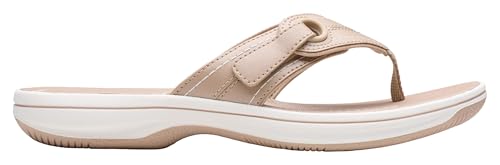 Clarks Clarks Women's Breeze Reyna Cloudsteppers Flip-Flop, Sand, 10