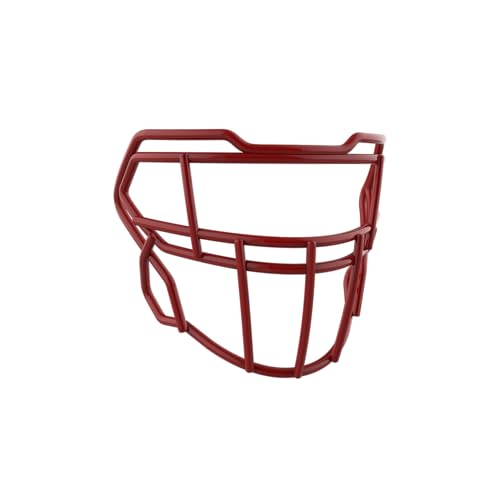 VICIS ZERO2 SC-223E Football Facemask for VICIS ZERO2 Football Helmets, Tubular Stainless Steel, Scarlet