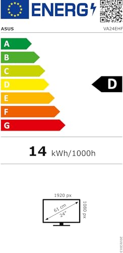 Business VA24EHFR Monitor 24", Full HD IPS (1920x1080), HDMI, VGA, Formato 16:9, Attacco VESA, Design Egonomico, Eye care, Bassa Luce Blu, Nero - Monitor - Immagine 7