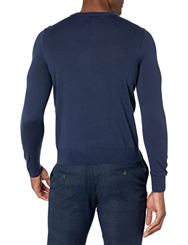 Van Heusen Men's Essential Lightweight Merino Long Sleeve V-Neck Sweater2