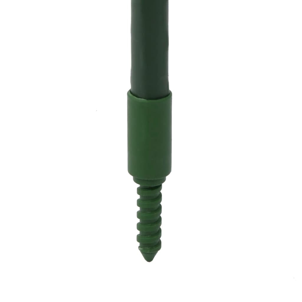Tomatenkäfige 4er Set 116 cm verstellbare Rankhilfe aus Stahl mit PE Beschichtung und PP Verbinder für Tomaten Gurken Bohnen im Garten
