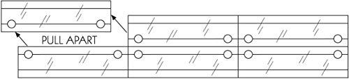 Bandes adhésives pour réparer les pages déchirées et classer sans perforer, 500 unités - 2