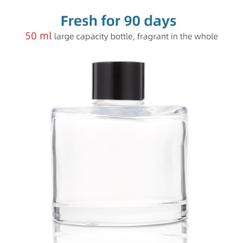 Botellas de aromaterapia de vidrio cuadrado 50ml PATKAW miniatura 3