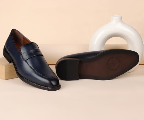 Image of LOUIS STITCH Formal Shoe for Men Shoes |Breathable Lining, Moccasins Style | Comfortable for Business, Casual, Parties (SX MC)