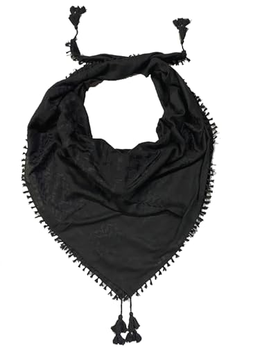 Image of Palestine Scarfs Shemagh Cotton Arab Keffiyeh Scarf Men Head Neck Face Wrap Cotton Men Military Woven Not Printed Ramadan