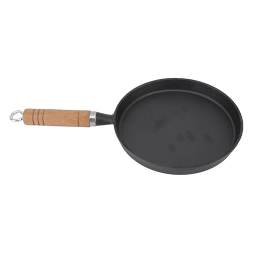 Akozon Sartén de Hierro Fundido, Uso de Cocina Doméstica de Hotel para Freír Sartén Antiadherente de 20 Cm para Restaurante