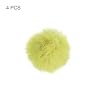 PATIKIL Furry Microphone Windscreen 5mm x 55mm Mic Cover Windshield for Indoor Outdoor Microphone Yellow 4 Pack #2