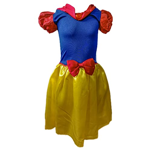 Vestido Fantasia Princesa Infantil Branca de Neve 4 ao 10 (6)