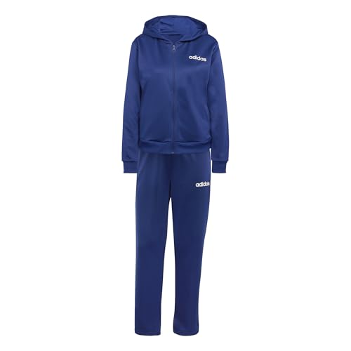 adidas Donna ESSENTIALS LINEAR TRACKSUIT, dark blue, S