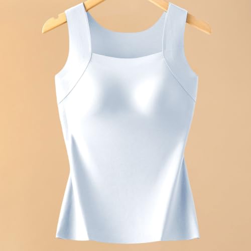 Tank Tops with Built in Bras for Old Women Square Neck Workout Tops 2026 - image 3