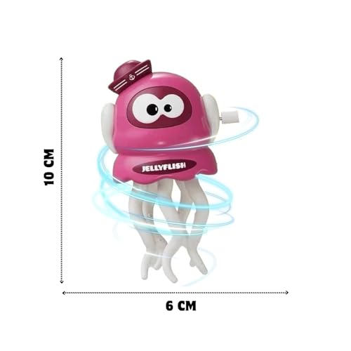 Image of Chicken Toys for Kids, Swinging Chain String Magnetic Hen with Chick Learning to Crawl Spring Toy, Crawling Wind-up Duck, Walking Chicken Cute Windup Toy for Boys Girls Toddler (Pink Octopus)