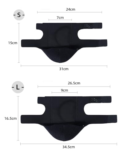 Image of Silicone Gel Heel Protectors Velcro Heel Pad for Pain Relief, Plantar Fasciitis, Arch Support for Flat Feet For Men and Women (Small, Black)