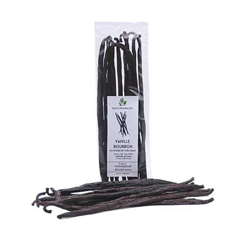 Vainilla 10 vainas 'de Chez nous' – Origen Madagascar (región SAVA) – Calidad Bourbon Premium 14–16 cm – NATURAMADA