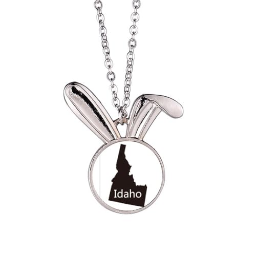 Collier lapin Idaho pendentif Amemap pour éviter les bijoux lourds