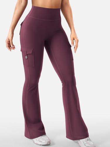 Image of YEOREO CoreFlex Women Workout Flare Leggings