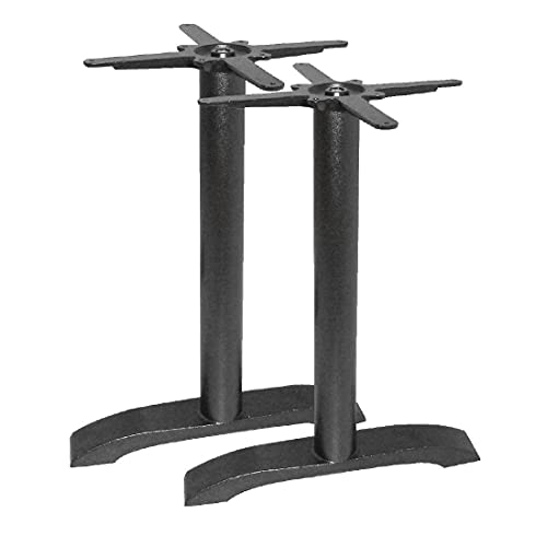 Pied de table fonte Bolero double 720H pour agencement haut de gamme