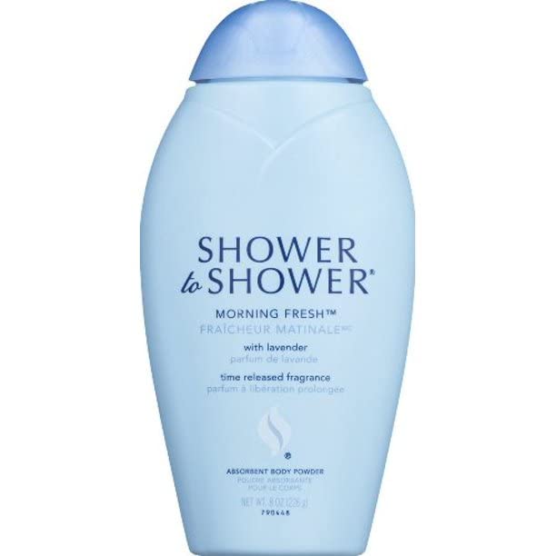 Shower to Shower Absorbent Body Powder Morning Fresh 13 oz, Pack of 5 Beauty