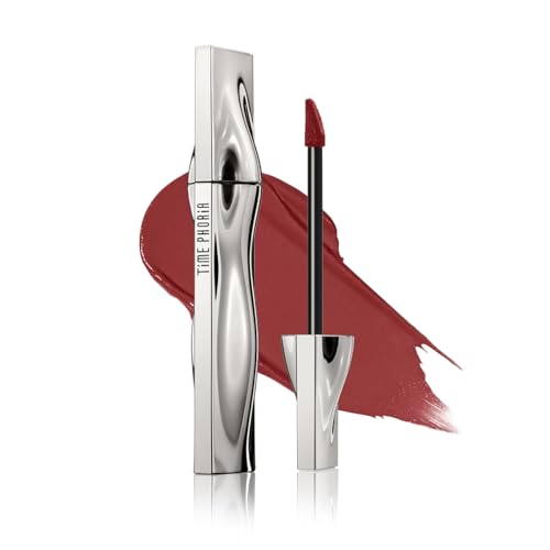TIMEPHORIA ETERNAL LIP MATTE-Long Lasting Lip Stain, Waterproof and Transferproof Lip Tint, Mask-friendly, Matte Finish Lipstick, Lightweight, High Coverage, Vivid Color (08 SUN N MOON)