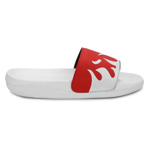 Image of PERY-PAO Sliders for Men | Lightweight Comfortable Boys Slippers | Flip-Flops Grey | Black | Sea Green | Red